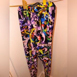 Versace Acanthus Multicolor Leggings READ DESCRIPTION